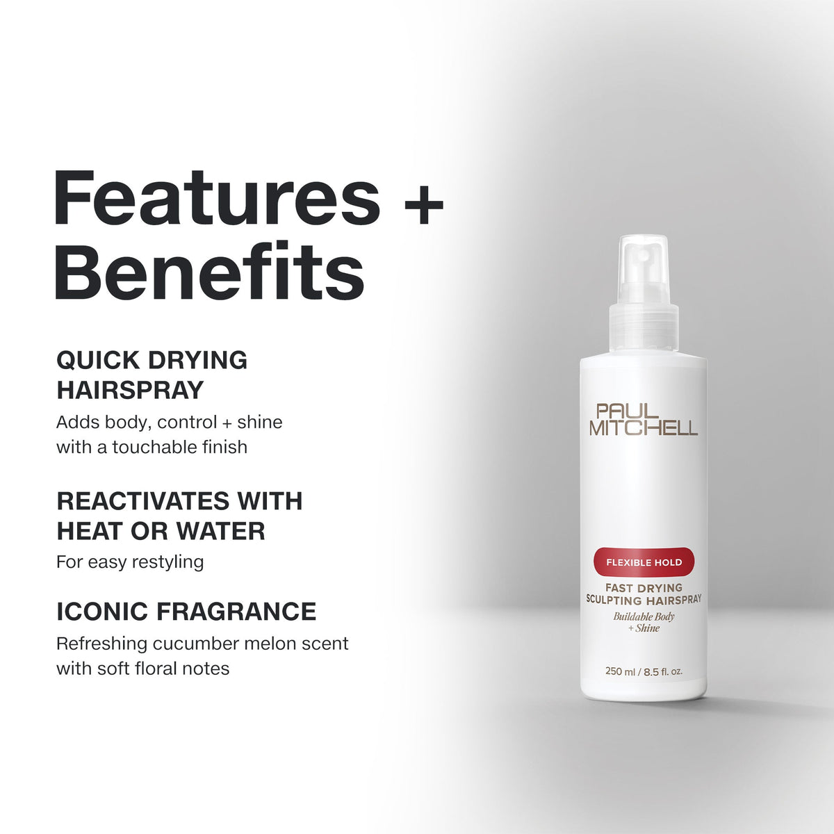 Лак еко Fast Drying Sculpting Spray™ 250ml official image 2