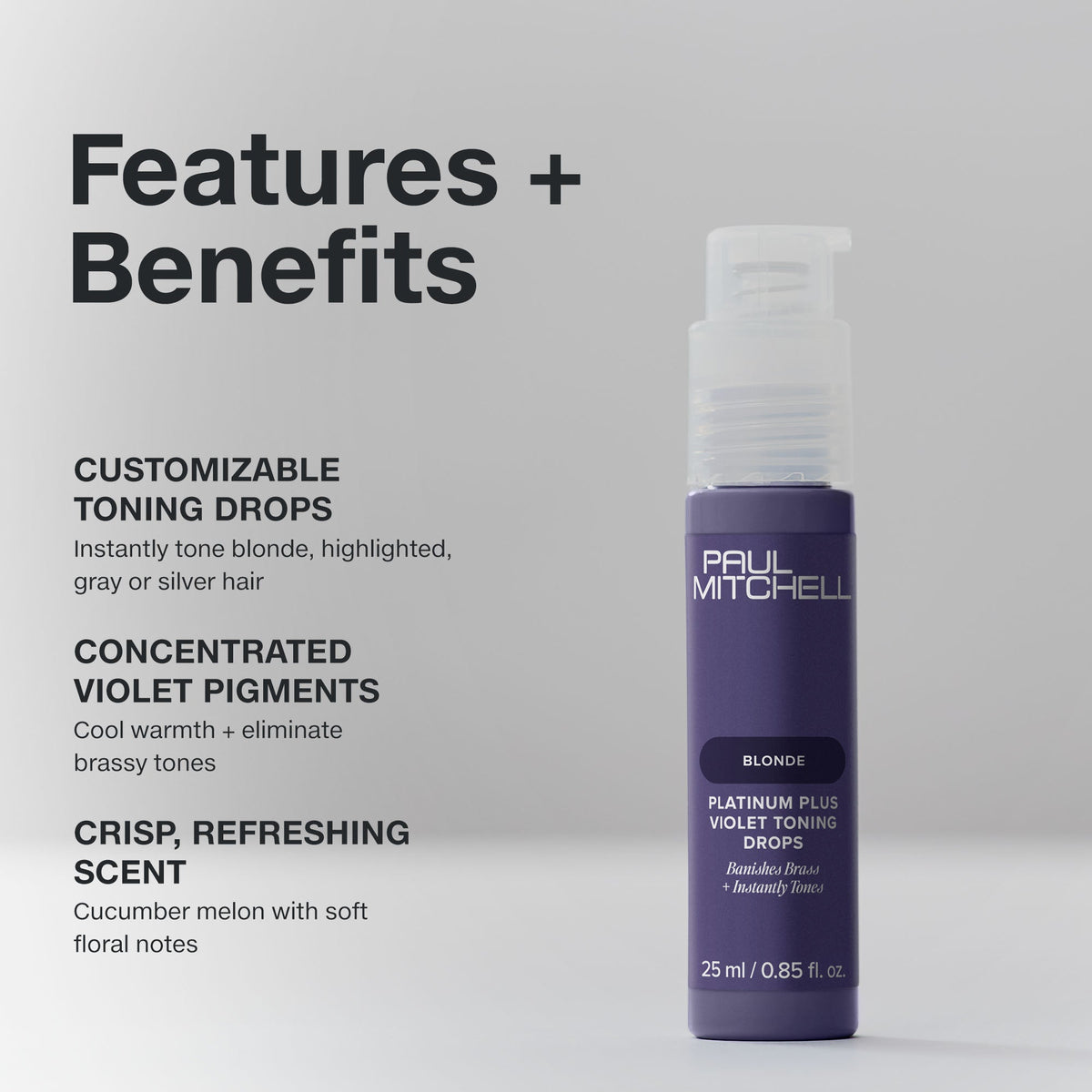 Тониращи капки Platinum Plus Toning Drops 25 ml official image 2